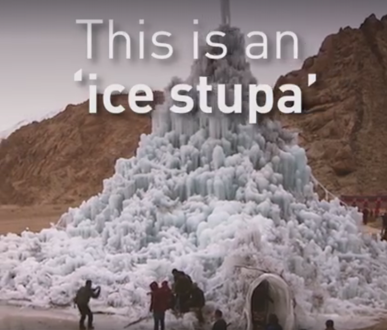 ICE Stupa Artificial Glacier