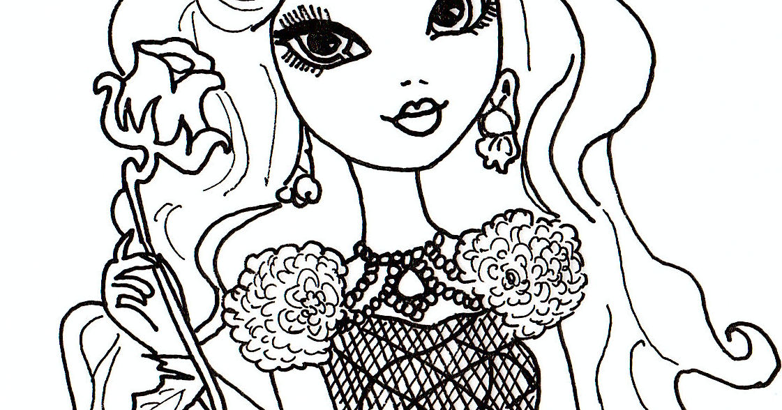Free Printable Ever After High Coloring Pages Briar Beauty Ever After