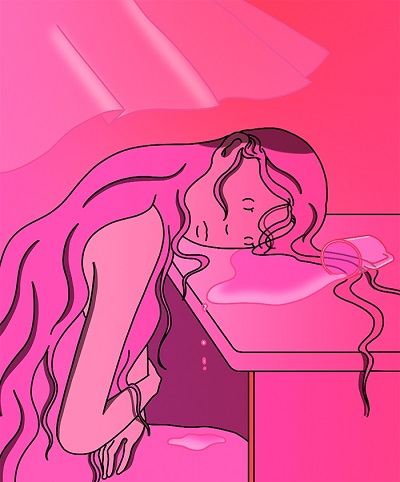 11 "Romance II", ilustración por Shin Morae | creative emotional drawings, deep feelings, sad | imagenes bonitas, emociones y sentimientos, dibujos, realidad onirica, depresion.