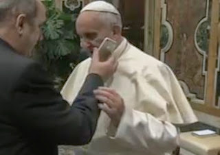 pope Francis telephones