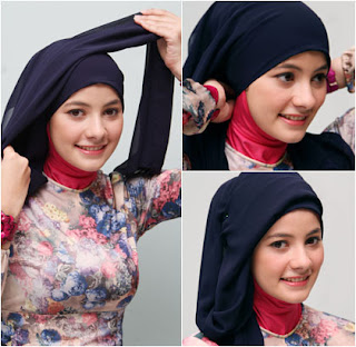 Foto Tutorial Hijab Simple Foto Tutorial Hijab Simple