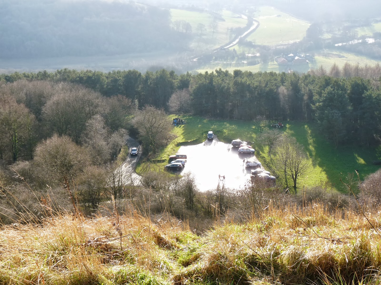 Barry In Thirsks Adventures Christmas Day Walk from the Kilburn White