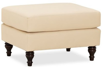 Hammers and High Heels: Our Ektorp Ottoman Gets Some Fancy Feet!