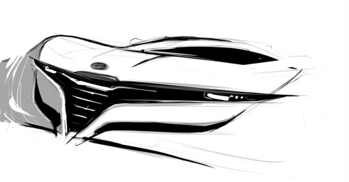 Hellcat Car Sketch - Ganfield Portfolio
