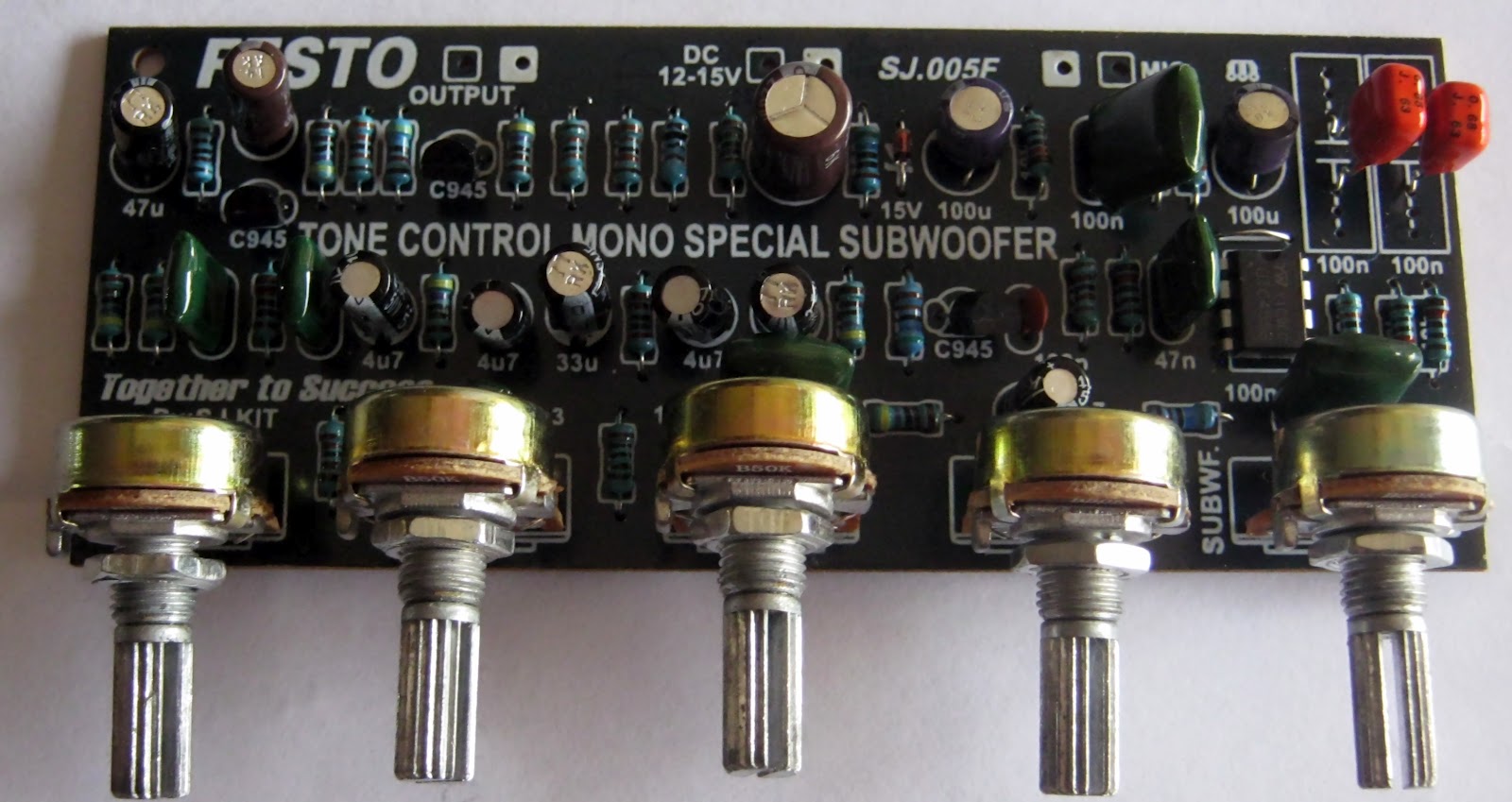 tone control subwoofer