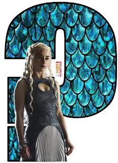 Abecedario Madre de Dragones. Mother of Dragons ABC.