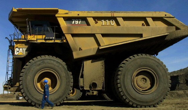 Gambar Dam Truk Gambar Dump Truck-kuning