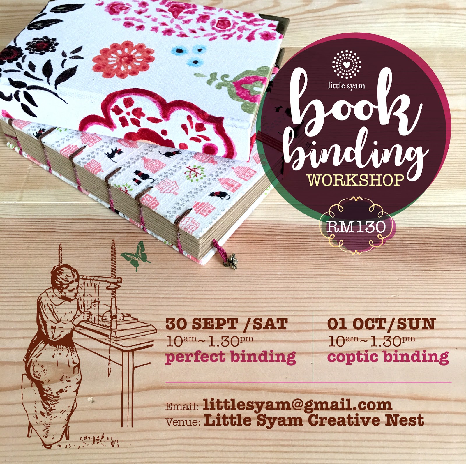 LittleSyam September Book Binding