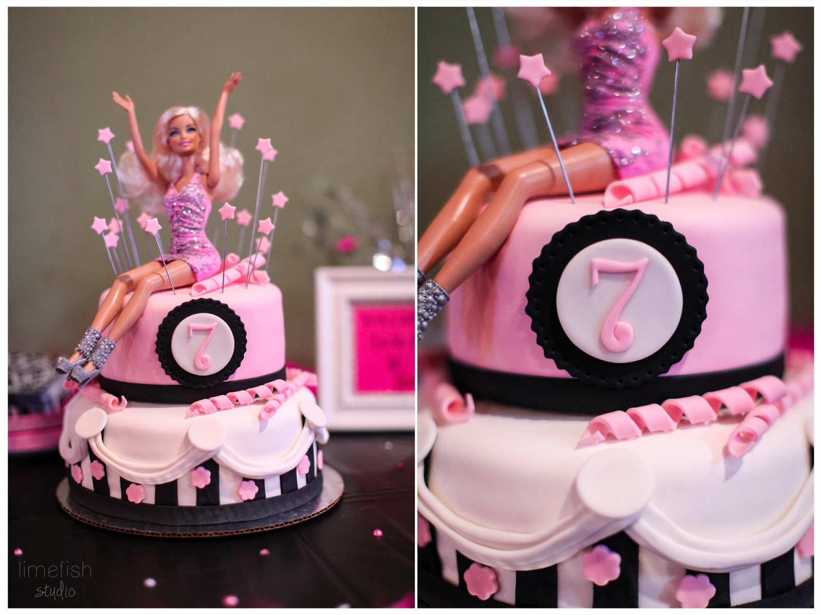 Pink Barbie Birthday Party Photos Haymarket Virginia Limefish Studio