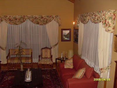 Vistiendo la Casa: cortinas y cenefas drapeadas