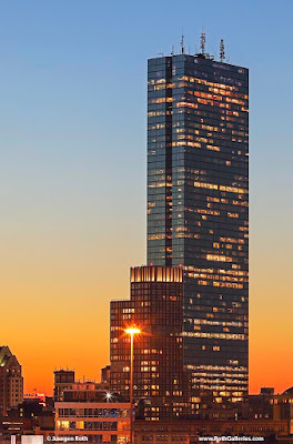 Boston sunset photos
