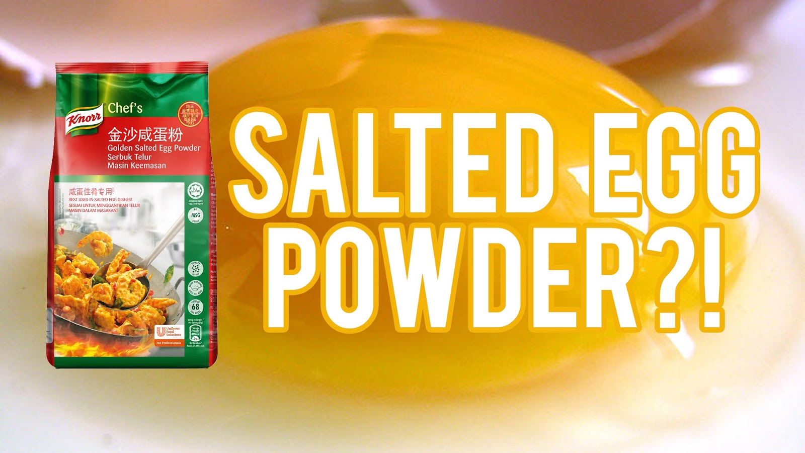 Food News Knorr Golden Salted Egg Powder Now Here!!! The Marinator