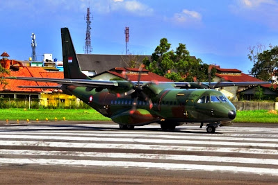 CN-295 TNI-AU. PROKIMAL ONLINE Kotabumi Lampung Utara