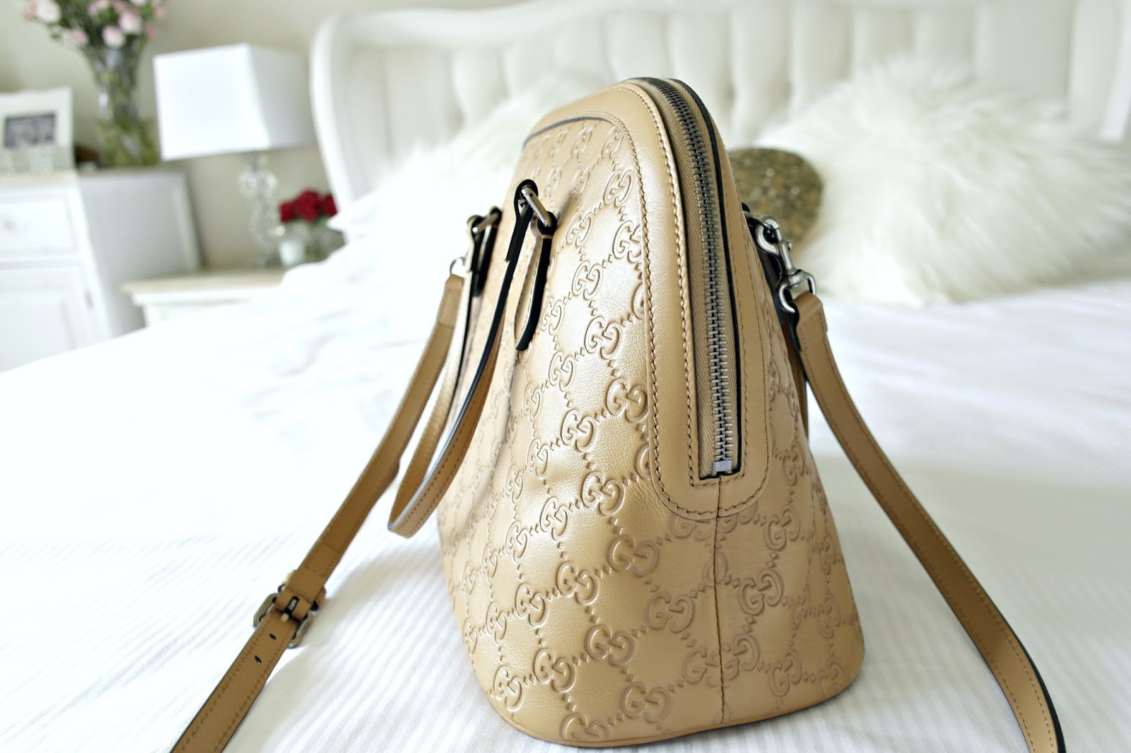 Gucci handbag, bicester village, fashion blogger