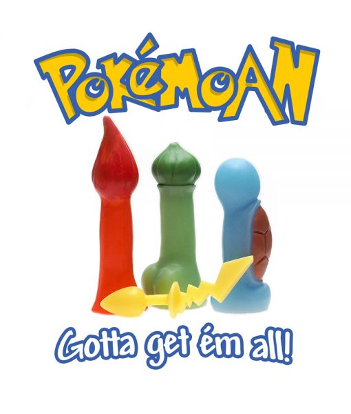 Pokemoan, serie de sex toys basados en Pokemon Los pokemones sexuales
