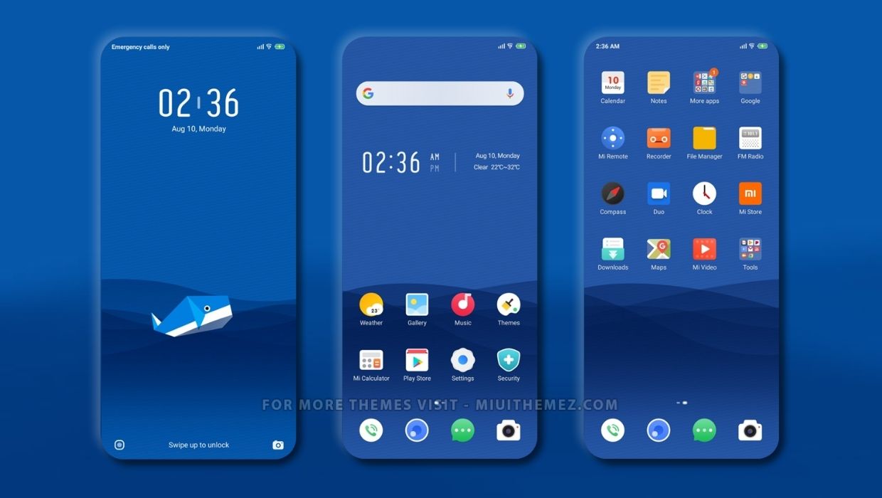Soft Blue MIUI Theme Soft Blue MIUI Theme