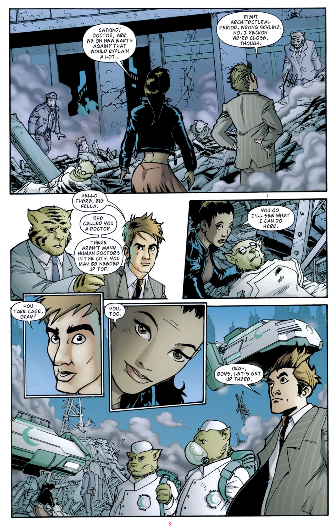 Read online Doctor Who (2008) comic -  Issue #3 - 10