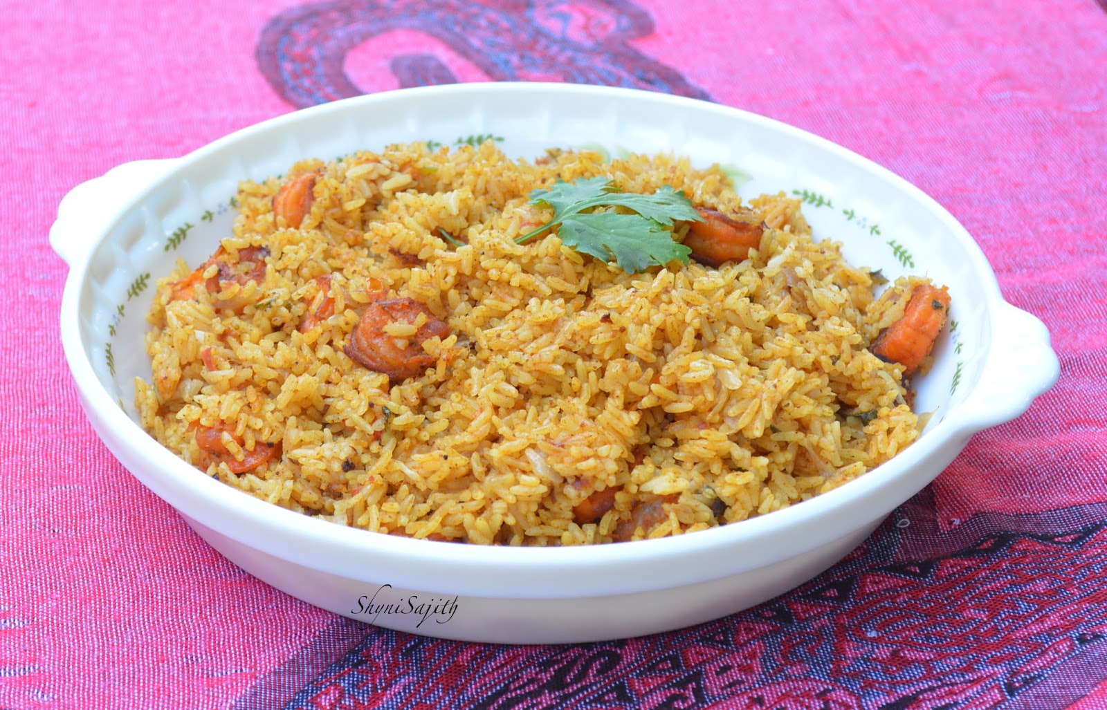 My Cooking Experiments.........: Thenga Choru With Konchu ( Rice cooked ...