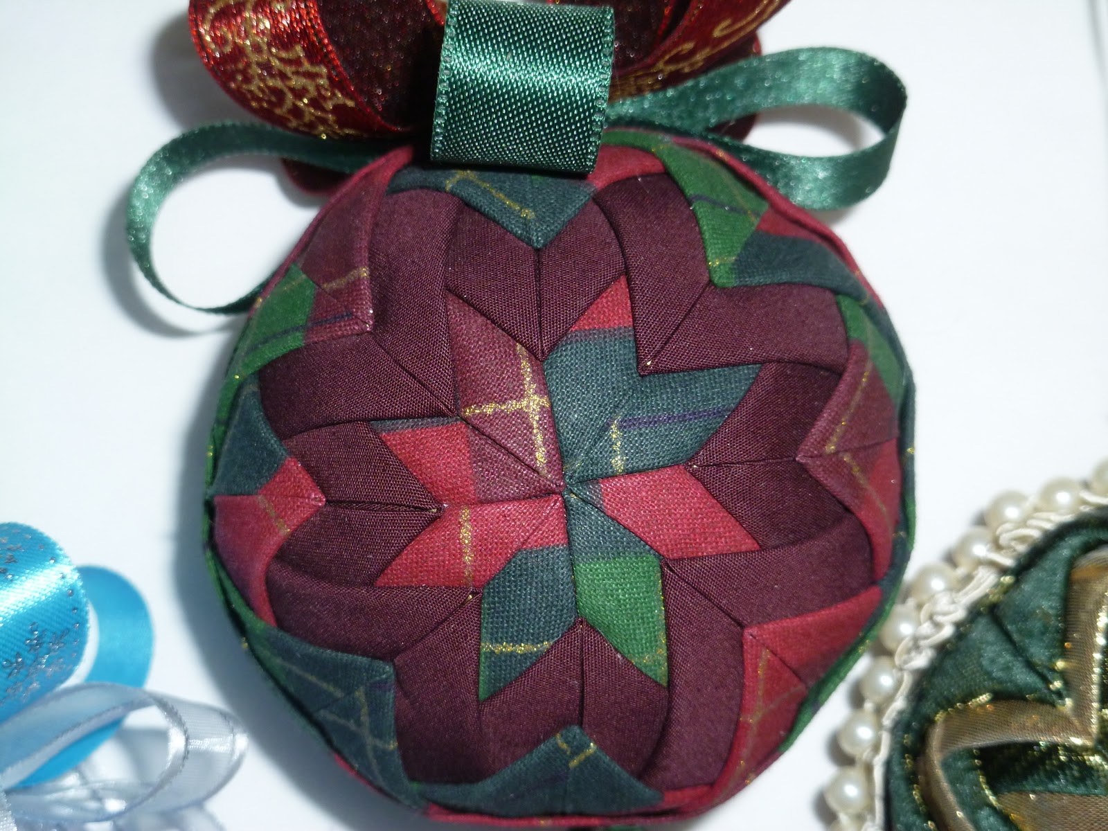 Silly Bean's Idea Space Quilted Christmas Ornaments