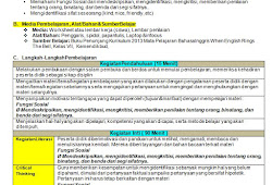 Rpp Matematika 1 Lembar Kelas 7 Smp Semester 1 Dan 2 Revisi 2020 Info Pendidikan Terbaru