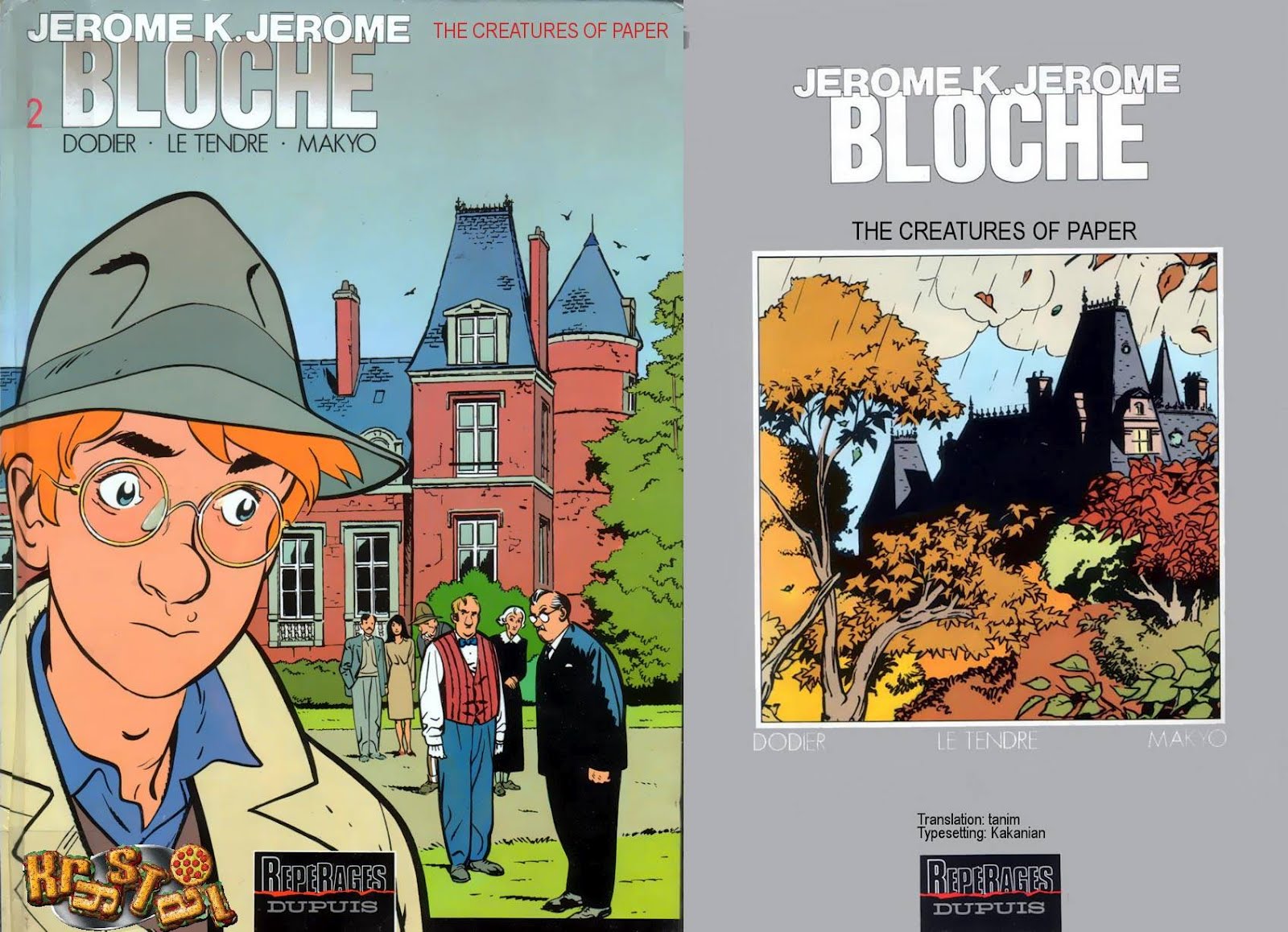 Jerome Bloche : The Creatures of Paper ~ Comic Book Source