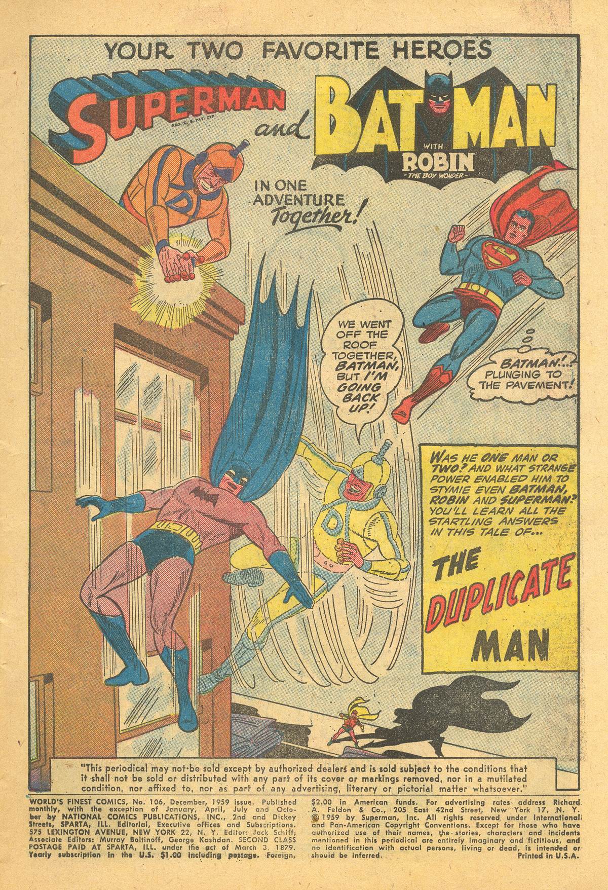 Worlds Finest Comics 106 Page 2