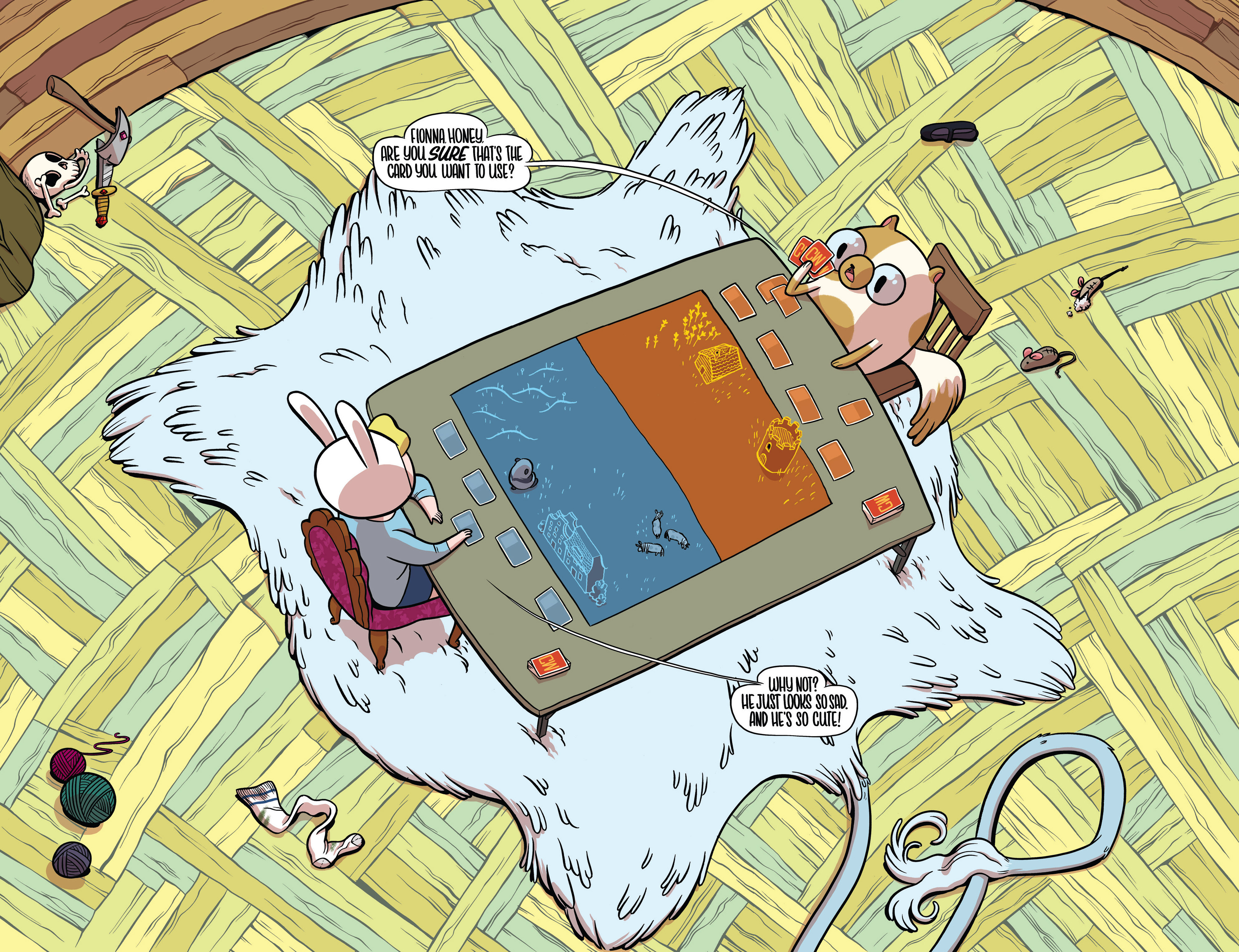 Read online Adventure Time Fionna and Cake Card Wars comic -  Issue #1 - 6