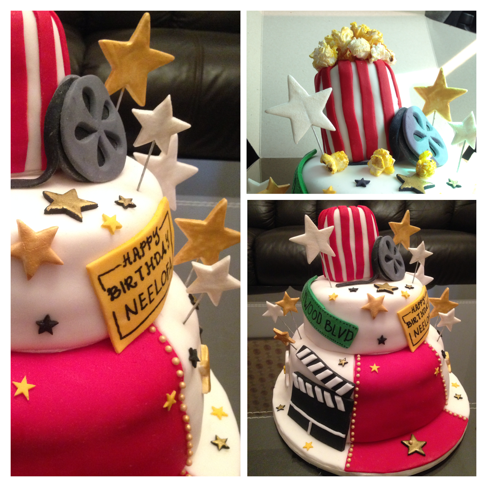 signature cupcakes Cartoon Character Birthday Cake 