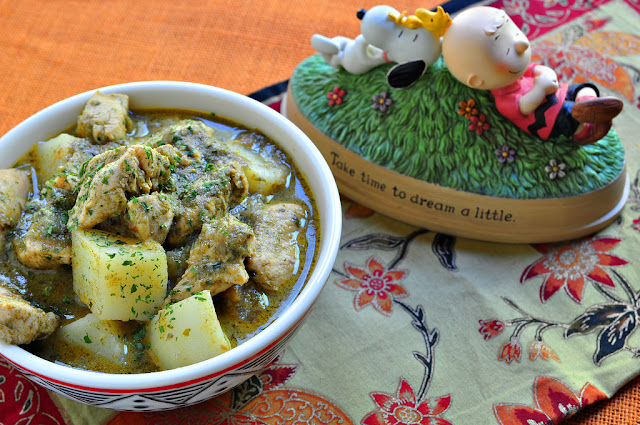 Goan Chicken Curry Green