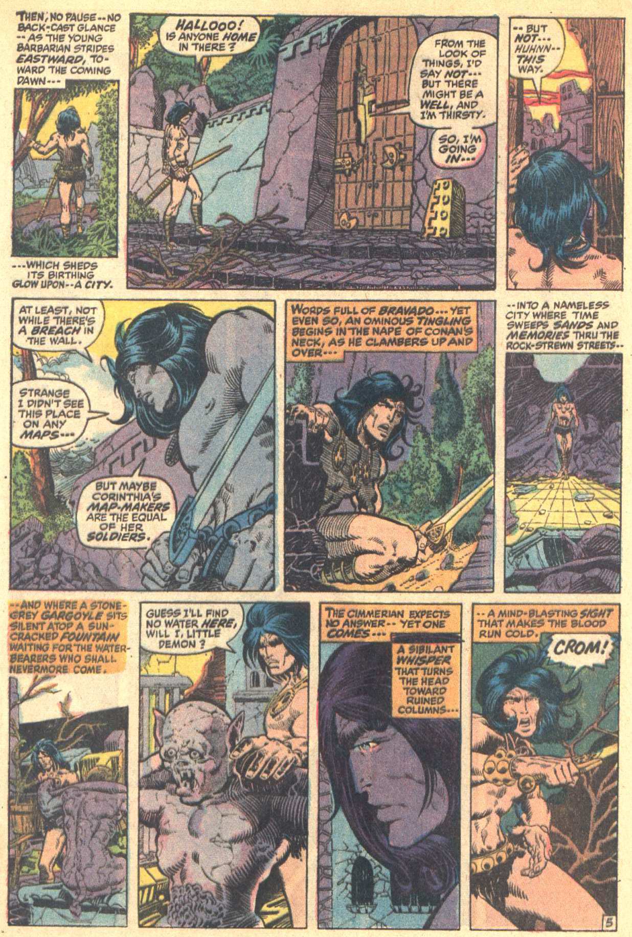 Read online Conan the Barbarian (1970) comic -  Issue #8 - 6