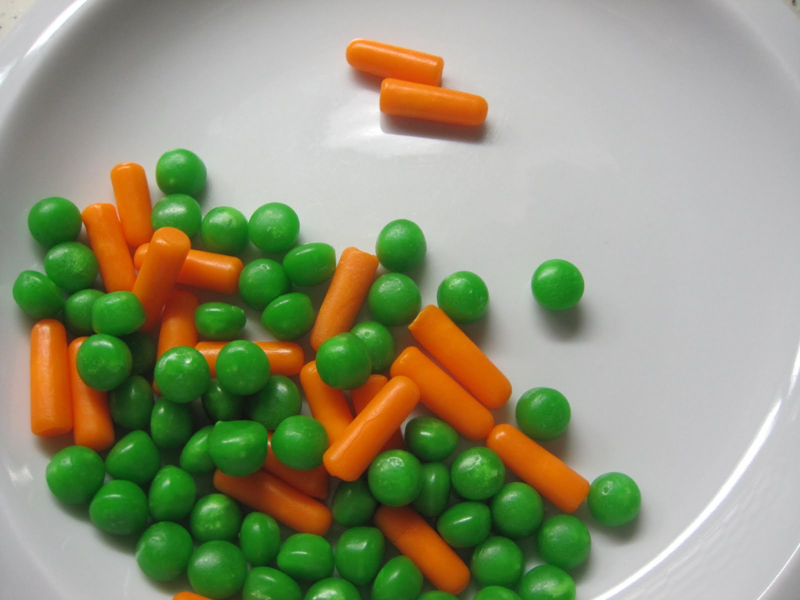 A Tale of Two Babies peas and carrots...