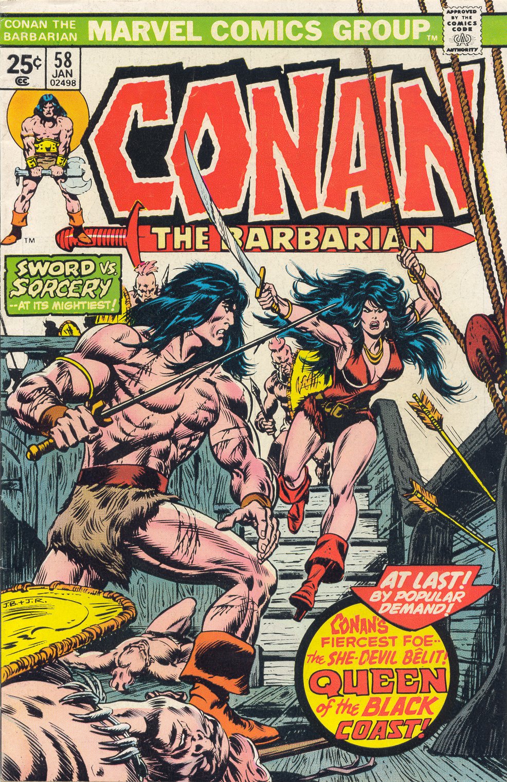 Read online Conan the Barbarian (1970) comic -  Issue #58 - 1