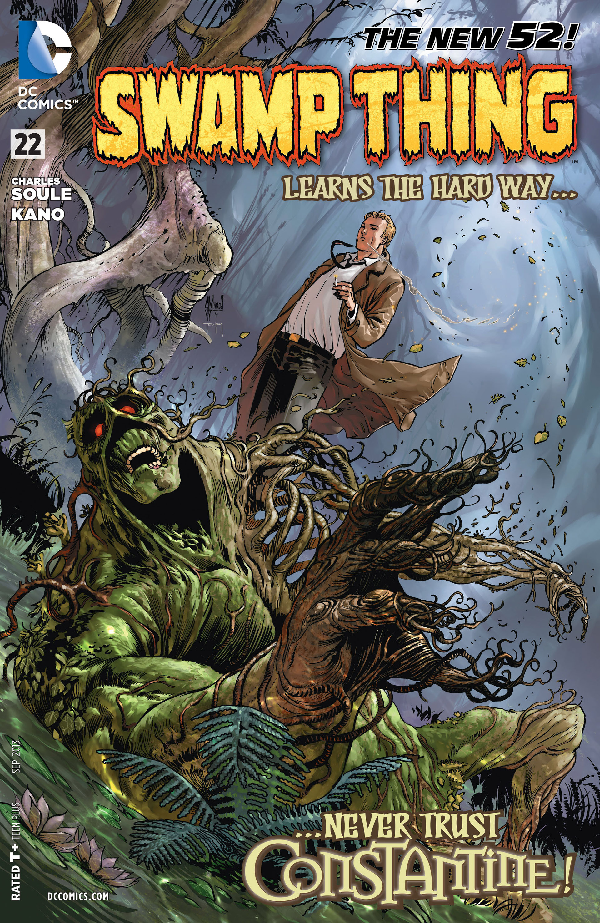 Read online Swamp Thing (2011) comic -  Issue #22 - 1