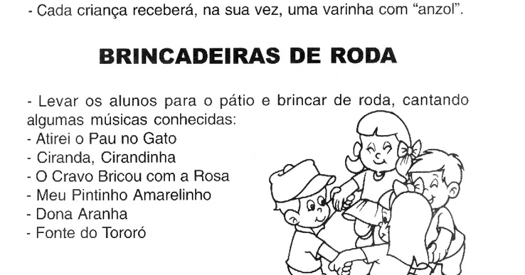 As Brincadeiras Folclóricas  Brincadeiras folcloricas educação