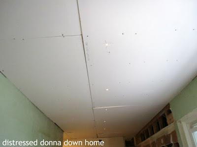 kitchen renovation, remodel project, dry wall installation