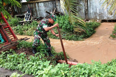 Hujan Deras, Empat Rumah Warga Srengsem Jadi Korban Banjir dan Longsor