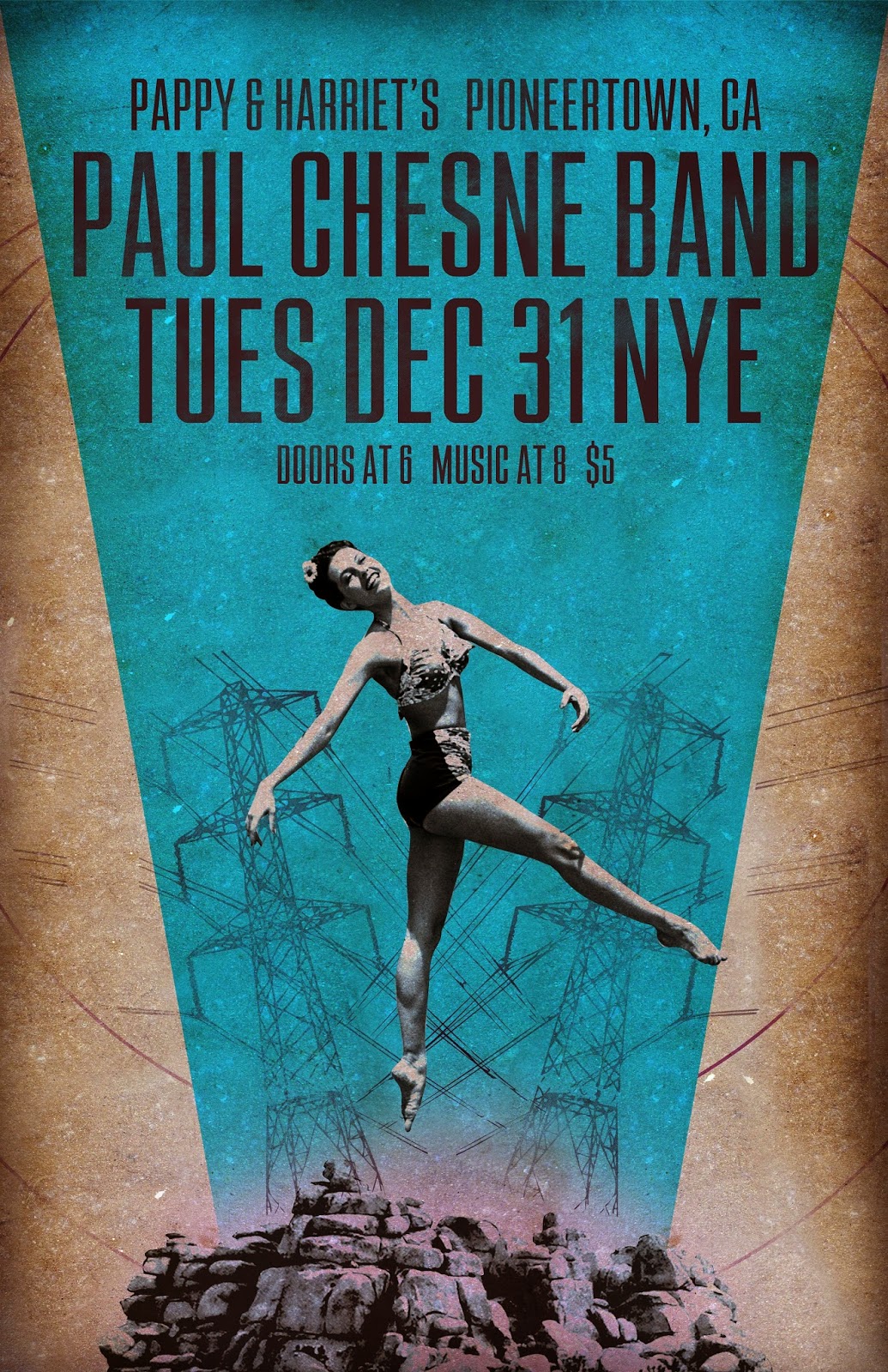 PAUL CHESNE BAND LIve Album Debut & New Year's Eve at Pappy & Harriet's Thursday at the