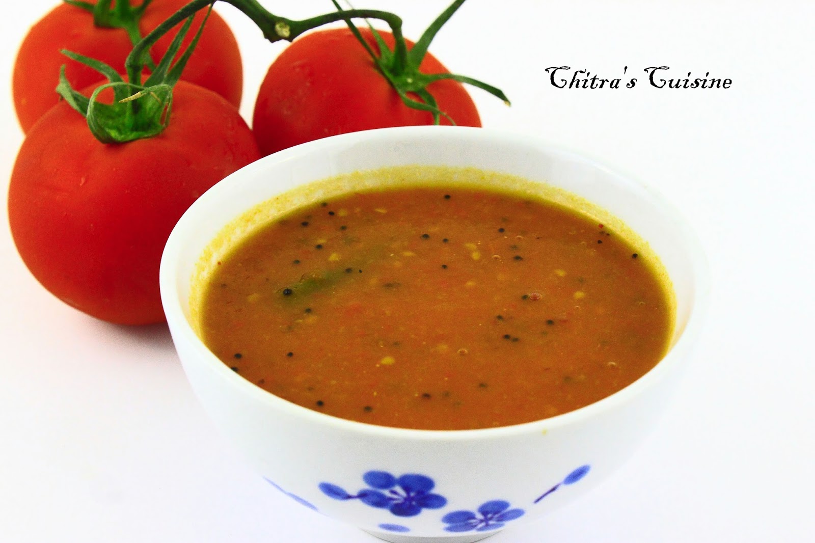 Chitra's Cuisine: Tomato Kadhi/Tamatar Ki Kadhi