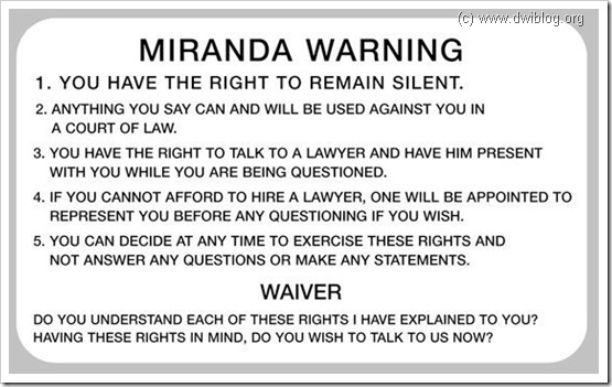 An Edjamikated Redneck Miranda Rights An Edjamikated Redneck Miranda Rights