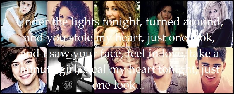 Under the lights tonight, turned around, and you stole my heart . ♥