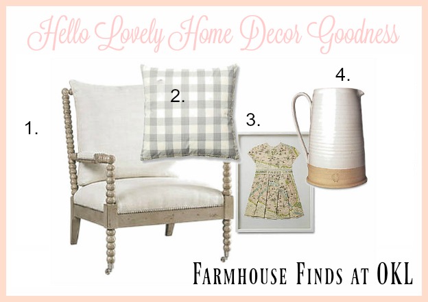 Farmhouse style home decor from One King's Lane on Hello Lovely Studio
