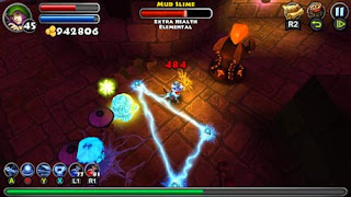  A rather unusual arcade in which you will play for a wizard Dungeon Quest APK+MOD (Free Shopping) free on android