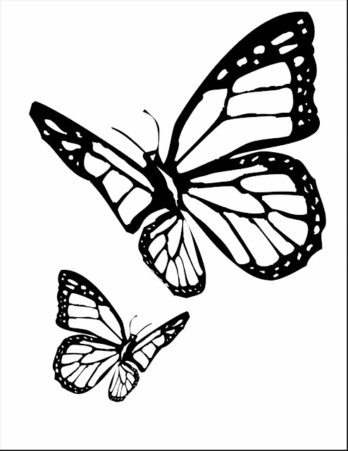 imágenes de mariposas para colorear  