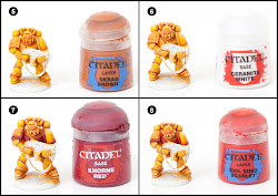 paint imperial space fist brown skrag marines tutorial imperials armour brush fine