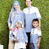 Baju Muslim Couple Ayah Ibu Anak Laki