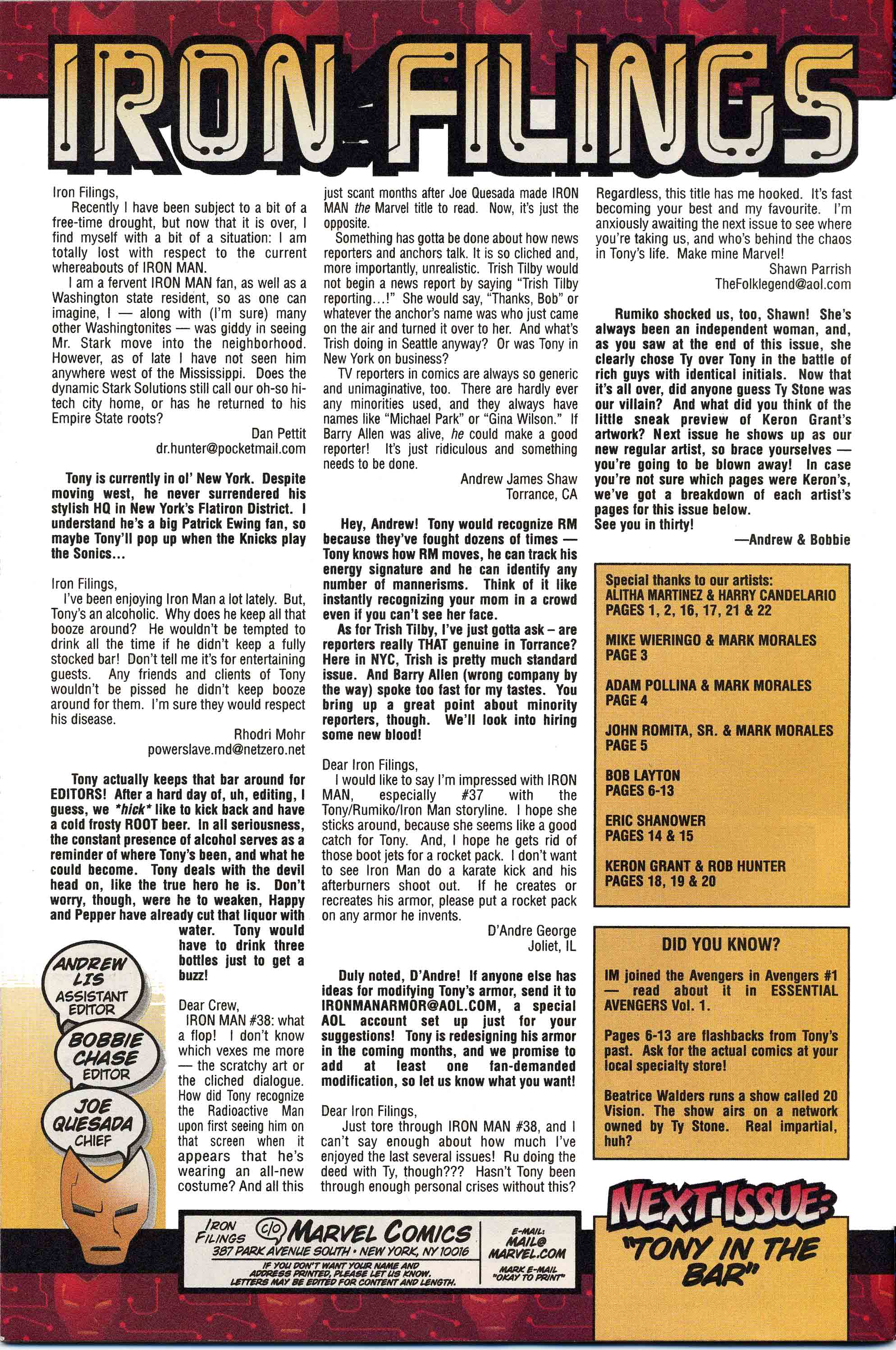 Iron Man (1998) 40 Page 22