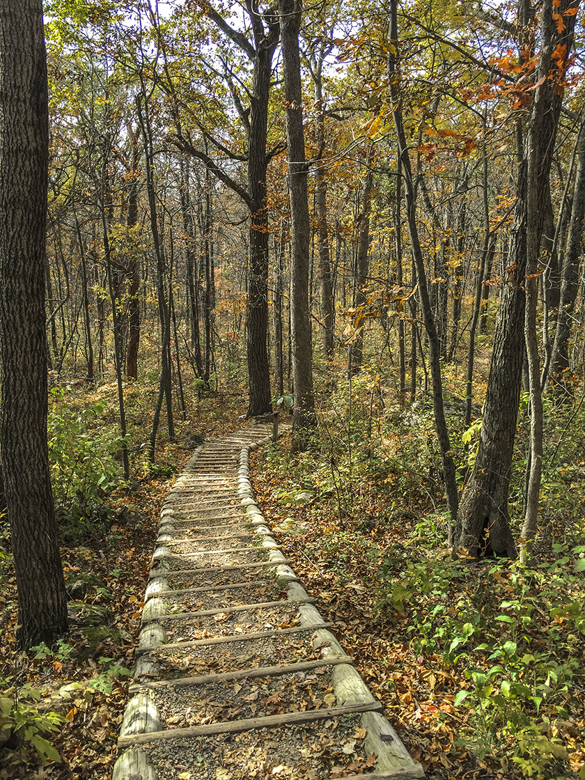 The Flint Rock Trail at Blue Mound State Park