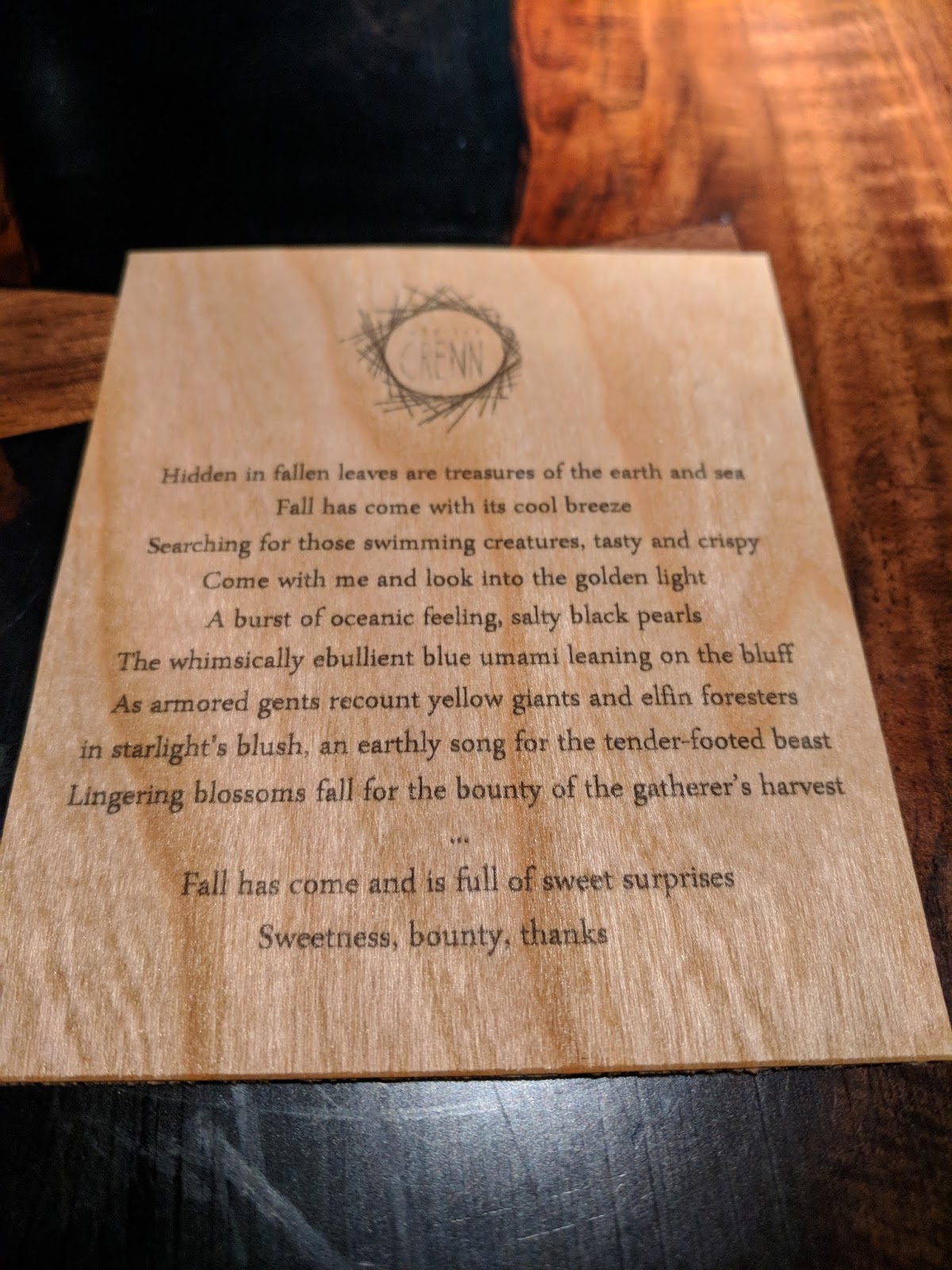 Top Chef Trail Atelier Crenn Experience