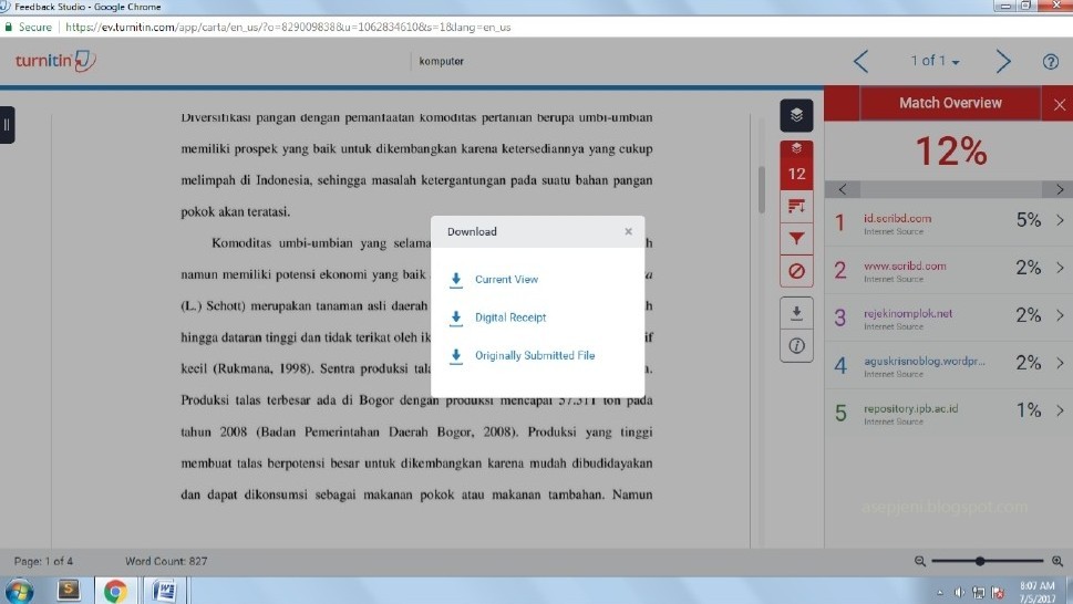 Cara Download Skripsi Di Upi Contoh Surat Terbaru 2020