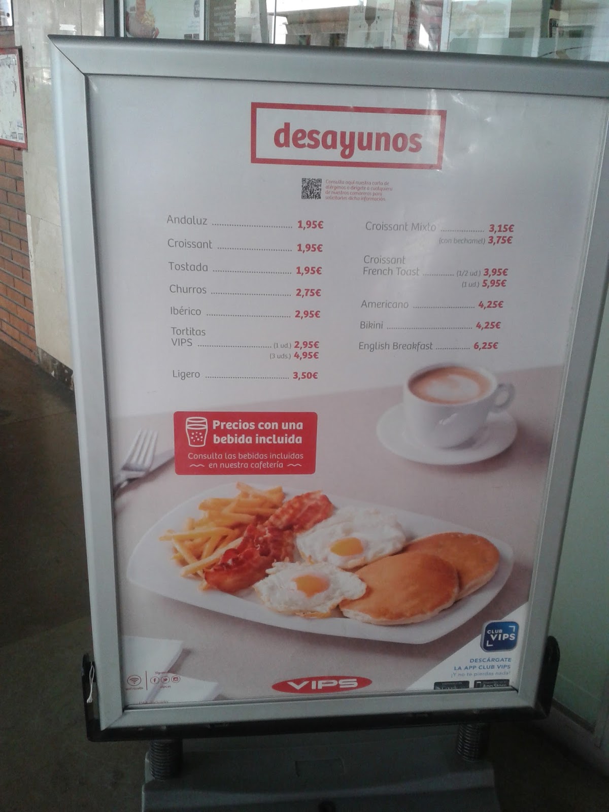 Dónde desayunar en Sevilla: Los desayunos de VIPS